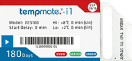 Tempmate-i1 ενδείκτης θερμοκρασίας μιας χρήσης